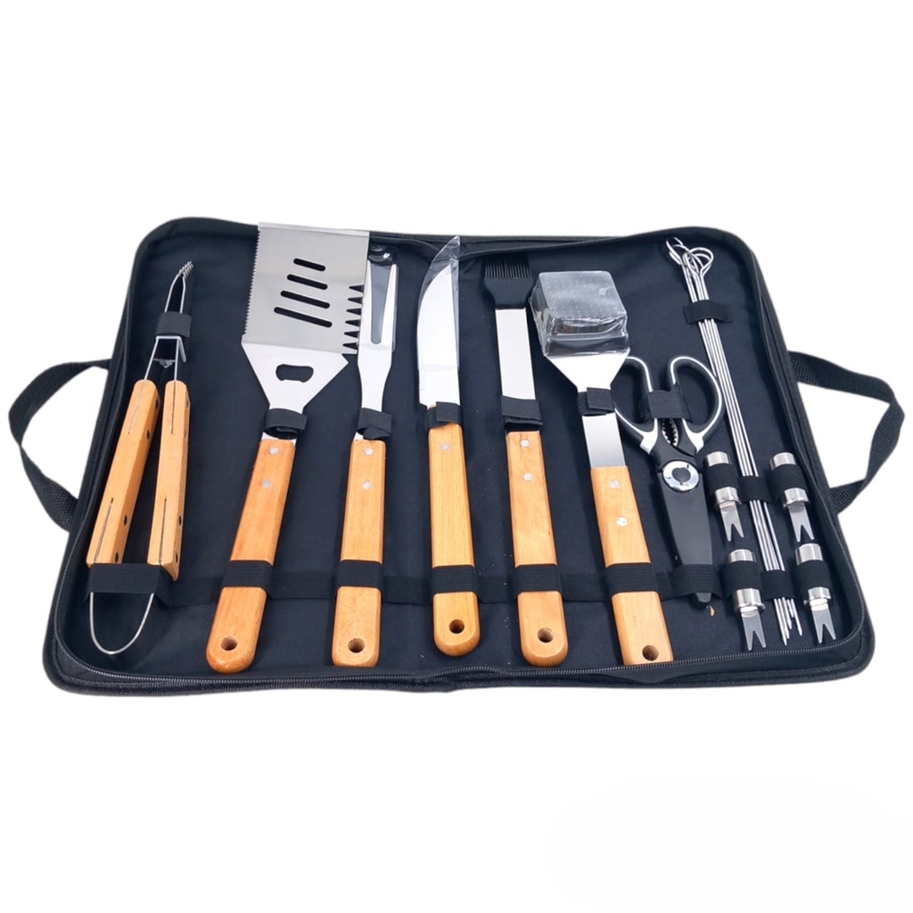 Feixiong Eagle BBQ Tool Set JB-81 HW-B1 16p مجموعة أدوات الشواء