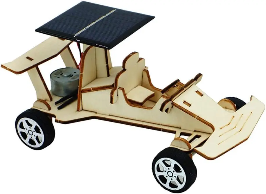 Mojey Handcraft Solar Race Car الخبرة العلمية الاطفال