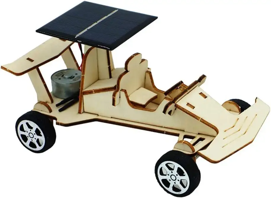 Mojey Handcraft Solar Race Car الخبرة العلمية الاطفال