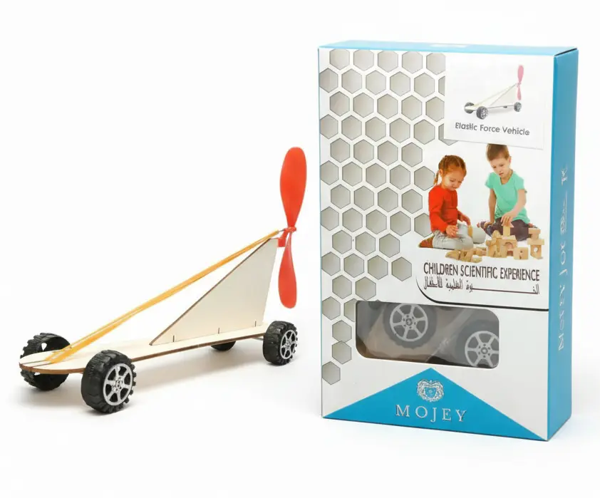 Mojey Handcraft Elastic Force Vehicle S365-19 الخبرة العلمية الاطفال
