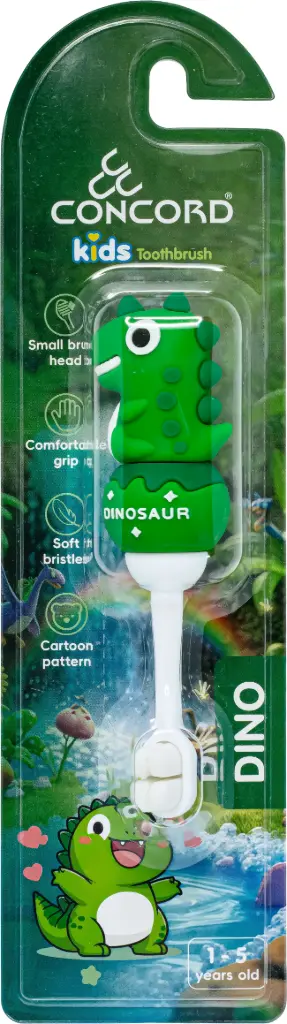 CONCORD TOOTHBRUSH KIDS DINO فرشاة أسنان للأطفال  