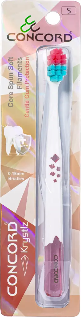 CONCORD TOOTHBRUSH KRYSTLZ CUBES  فرشاة أسنان للأطفال 
