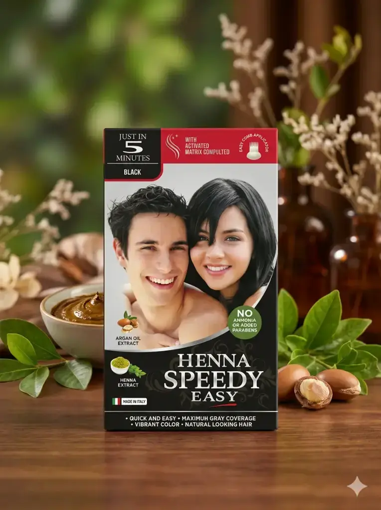 HENNA SPEEDY EASY 115ML - BLACK - HS22