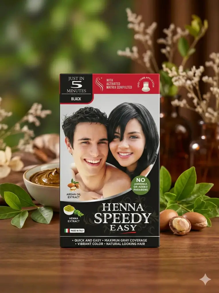 HENNA SPEEDY EASY 115ML - BLACK - HS22