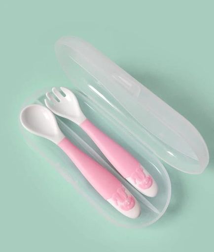 [JBMS253] BABY SPOON FORK SET 093227 JBMS254 120412 - JBMS253 شوكة ملعقة للأطفال