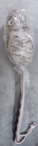[JBM46] BATH LEAF WITH HANDLE MULTI COLOUR TWO SIDE 075466 - JBM46 ليفة استحمام بمقبض