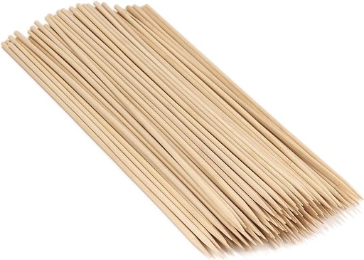 [K-2004] BBQ STICKS 2.5MM*25CM BAMBOO SKEWERS (80 STICKS)  160741 - K-2004 أسياخ