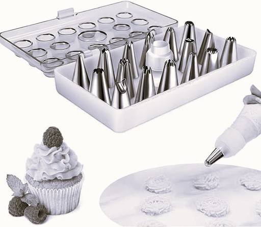 [000168] CAKE DECORATING NOZZLES 16PCS 000168 JBM-908 - 000168 فوهات تزيين الكيك