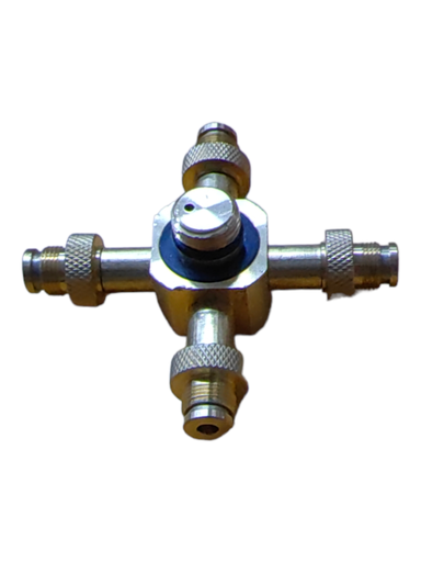 [OT-GA11] GAS CONNECTOR 4 HEAD BRASS ADAPTER JBM337-11 - OT-GA11 موصل الغاز
