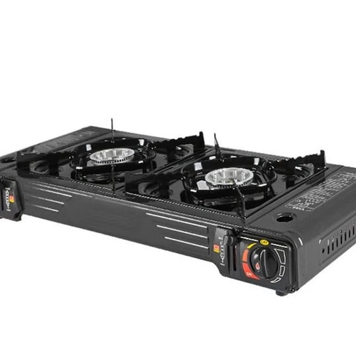 [NGS-06] GAS STOVE DOUBLE BURNER BUTANE JBM350 - NGS-06 موقد