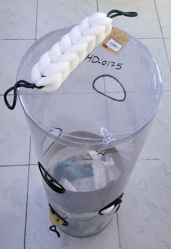 [HD-0175] HAODA BATH LEAF DRUM 100PCS 140763 - HD-0175 ليفة استحمام