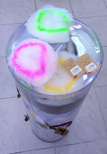 [HD-0014] HAODA BATH LEAF DRUM 200PCS 142217 - HD-0014 ليفة استحمام
