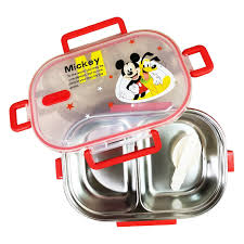 [JBMS51] LUNCH BOX CARTOON MULTIPLY BOXES 2COMPARTMENTS K401M - JBMS51 صندوق الغداء