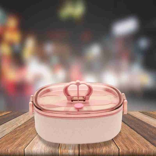 [JBMS52] LUNCH BOX CROWN HANDLE - JBMS52 صندوق الغداء