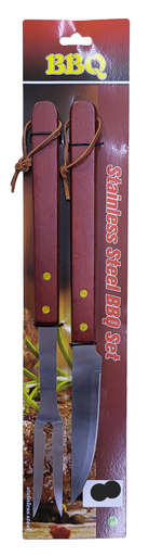 [008700] NAR BBQ KNIFE & FORK 2E NBKF2E 008700 أدوات الشواء