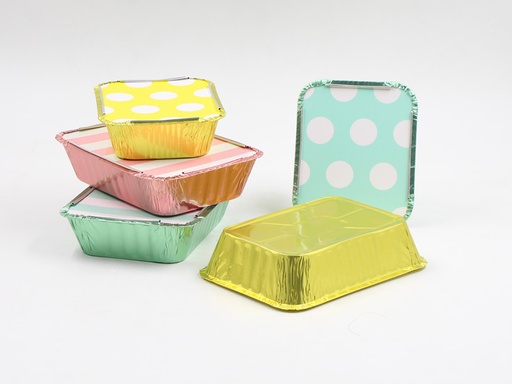 [N405] NIKKO ALUMINUM CONTAINERS 4PC  OM-1522 - N405  حاويات الألمنيوم