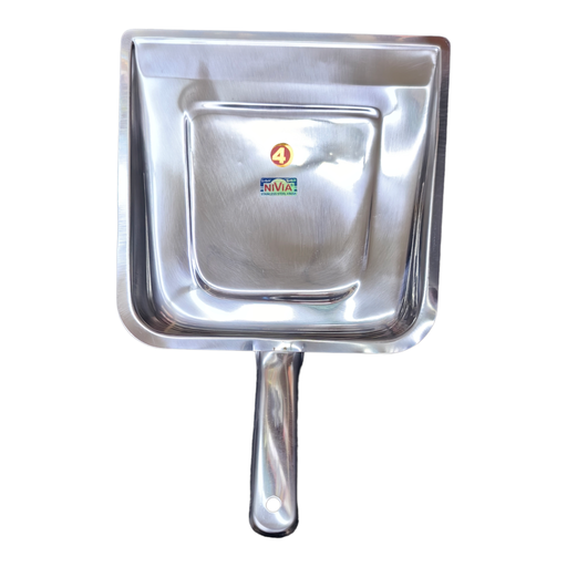 [NDPSS4] NIVIA DUSTPAN STANILESS STEEL NO-4 - NDPSS4 مجرود