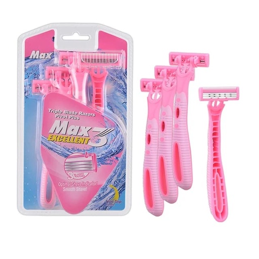 [JBM261] RAZOR MAX-3 EXCELLENT 4PCS SET 913121 - JBM261 موس الحلاقة