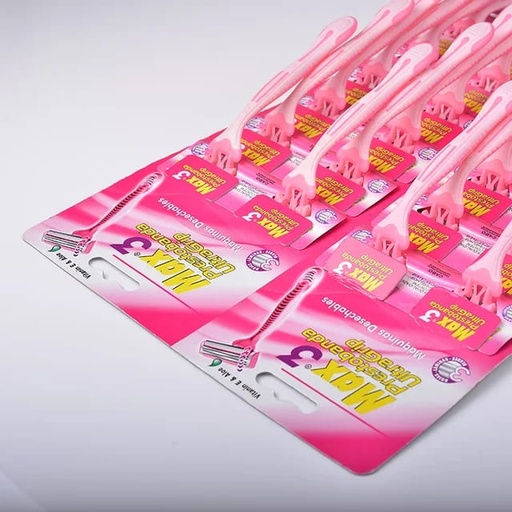 [JBM249] RAZOR MAX-3 LADIES 24PCS SHEET 913039 - JBM249 موس الحلاقة
