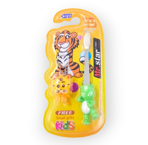 [W-04D] Toothbrush Kids Toy Mr. Star Keychain JBMS-168C 100045 - فرشاة الأسنان
