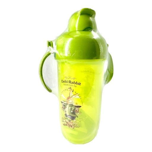 [JBMS58] WATER BOTTLE DEBI RABBIT RUBBERISED SPORT 050520 - JBMS58 زجاجة ماء