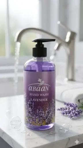 [ABHW03] Abaan Hand Wash Lavender 500ML - أبان صابون غسيل اليدين