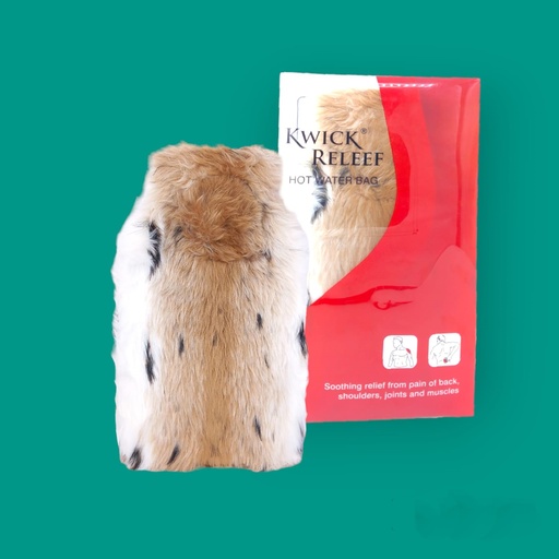 [DS013] Kwick Releef Hot Water Bag W/Cover -  قربة ماء ساخن