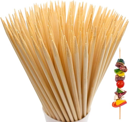 [0222023] BBQ Sticks 5MM*40CM 48PC/PKT 600070 - 0222023 أسياخ