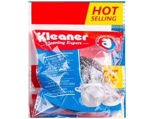 [GSH010-1] GSH010-1 IKLEANER SS SCOURER 12PCS 751134 اسفنجة