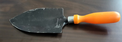 [5/5] TROWEL GARDENING TOOLS ORANGE PLASTIC HANDLE 5/5 مجرفة البستنة