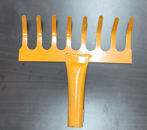 [PFRO] PITCHFORK RAKE ORANGE PFRO GARDENING TOOLS WITHOUT STICK أشعل النار البستنة