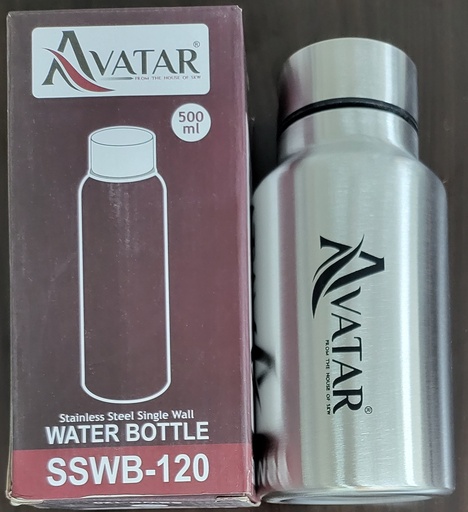 [SSWB-120] WATER BOTTLE 500ML SS AVATAR SSWB-120 زجاجة ماء