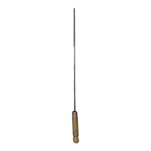 [A1BBQS12] BBQ SKEWER WOODEN HANDLE 12in A-1  SS  A1BBQS12 أسياخ باربيكيو