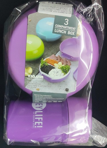 [JBMS50] LUNCH BOX SET WITH BOTTLE HEY LIFE 103573