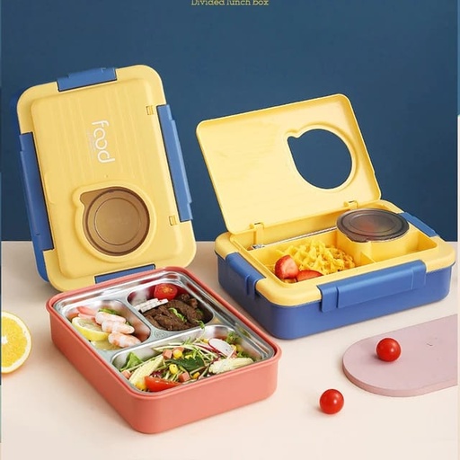 [JB-139] Lunch Box SS 1100+150ml Iqix #2540  JB-139  صندوق الغداء