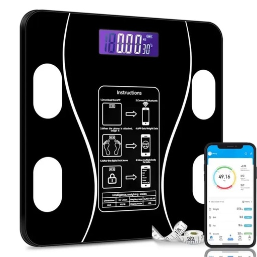 [JB-194] Bath Scale Digital Glass Bluetooth OKOK 28" JB-194 مقياس الحمام الشخصي رقمي