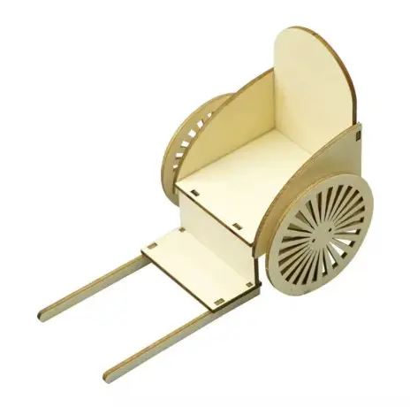 [S365-18] Mojey Handcraft Rickshaw S365-18 الخبرة العلمية الاطفال